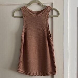a new day Sleeveless Tan Knit Tank Top